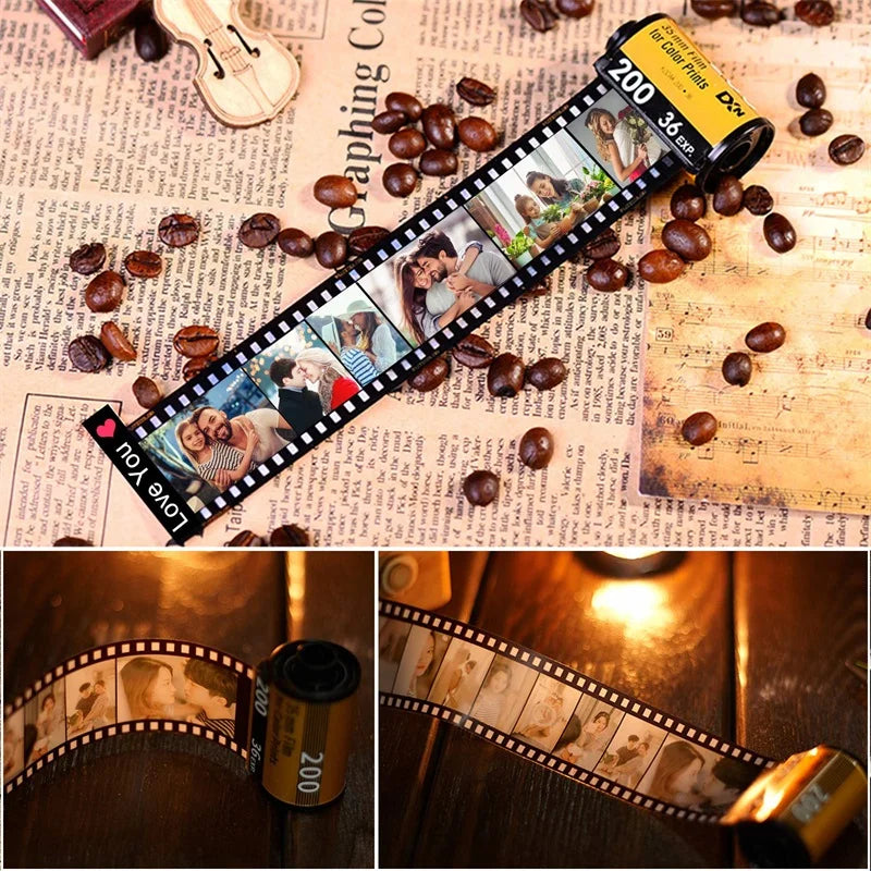 Personalized Custom Photo Film Roll Keychains